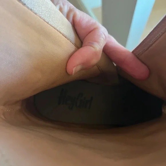 Studded Pink Suede Western Ankle Boots - Picture 5 of 5